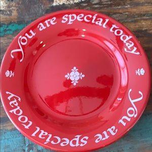 You are special today plate. Brand new